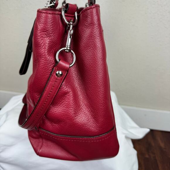 Coach Park Leather Carryall  Satchel Tote Handbag - Picture 2 of 12